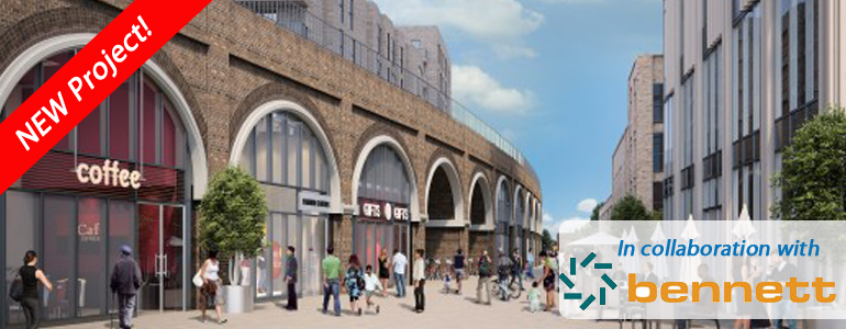 Battersea regeneration arch cleaning