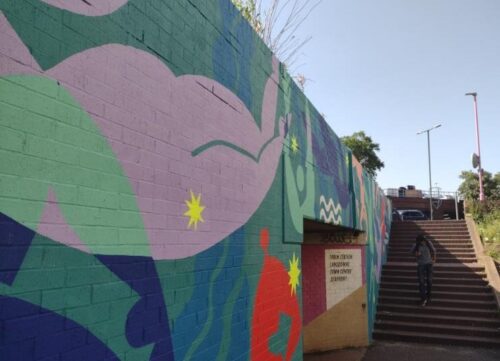 After the mural was complete